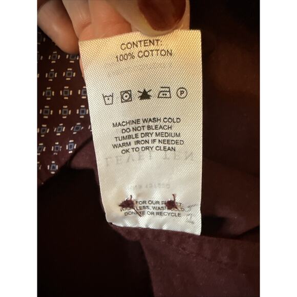 Level Ten Men’s XL Retro Preppy Short Sleeve Button Down Shirt Business Office - Picture 8 of 11